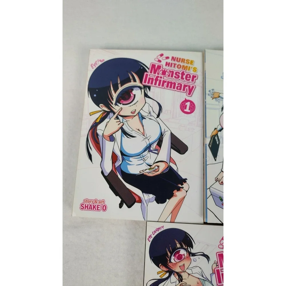 Nurse Hitomi's Monster Infirmary Manga Vol. 1- 5 English Soft Back Books